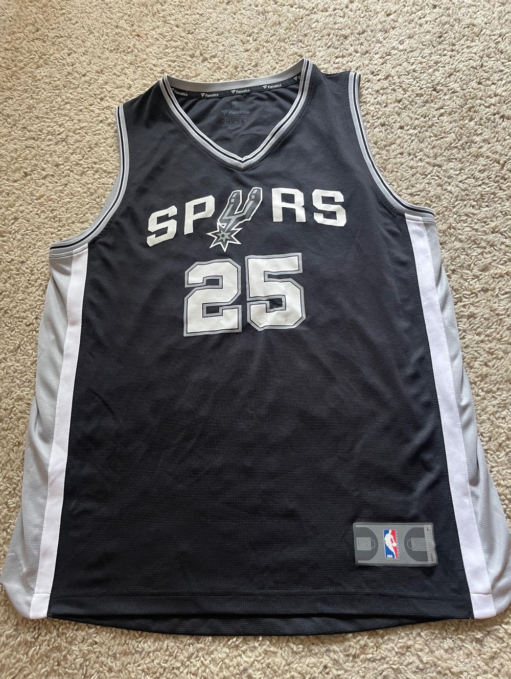 San Antonio Spurs Steve Kerr 25 Jersey Size L